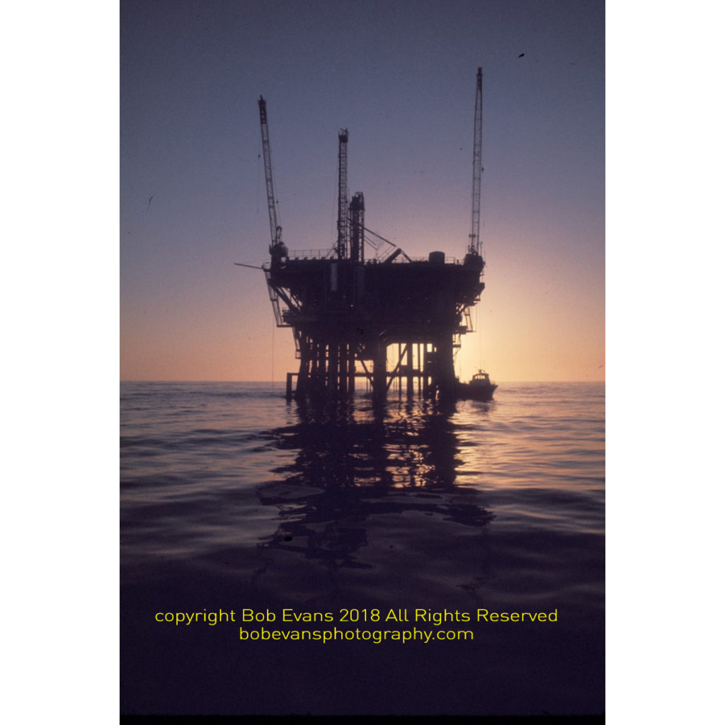 platform holly, decommission platform, offshore oil platform